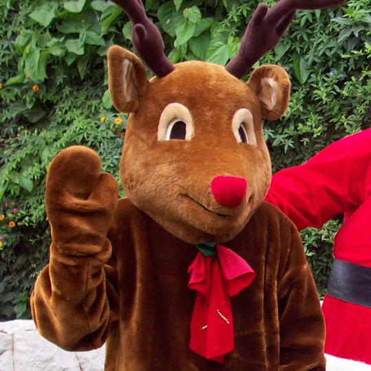 El Reno de la nariz colorada