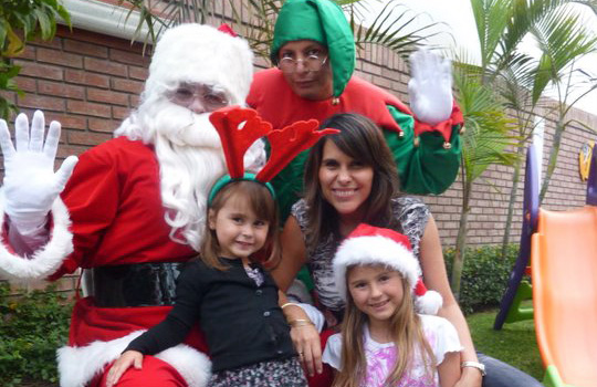 Visitas de Papa Noel en Hogares